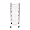 thumbnail image 1 of Carro organizador IDEA NUOVA Multiusos 6 cajones color rosa con blanco, 1 of 6