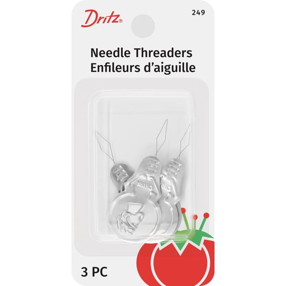 Dritz Needle Threaders for Hand & Machine Needles, 3 Count