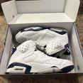 thumbnail image 2 of N I-K-E A i r-Jor-dan 6 Men's Retro Midnight Navy White Size 10.5, 2 of 6