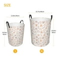 thumbnail image 5 of Balery Maple Leaves Round Laundry Basket with Handles Waterproof Freestanding Laundry Hamper for Clothes Toys in the Dorm and Family-Medium, 5 of 8