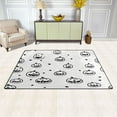 thumbnail image 3 of Non-Slip Area Rug 60"x39" Indoor Washable Floor Mats Carpet Printed for Living Room, Bedroom, Home Decor Minimalist Halloween Pattern, 3 of 7