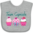 thumbnail image 3 of Inktastic Team Cupcake Happy Cupcakes Boys or Girls Baby Bib, 3 of 4