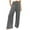 Grey, variant on Women's Linen Comfy Flowy Wide Leg Pants - Summer Baggy High Waisted Palazzo Beach Trousers with Pockets