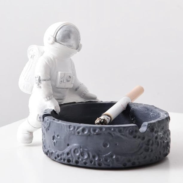 Macetas de de dibujos animados en apariencia de astronauti lindo, contenedor, bandeja de ceniza de de decoración para hogar, mini adorn Soledad cenicero de astronauta