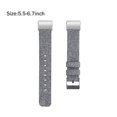 thumbnail image 4 of Canvas Watchband Soft Breathable Washable Fashionable Watch Strap Fit for Fitbit Charge2, 4 of 5
