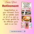 thumbnail image 3 of Retirement Gifts for Women,Happy Retirement Gifts for Retirees, Teachers, Coworker, Nurses, Mom, Grandma, Unique Retirement Spa Gifts Basket 20OZ Tumbler Gifts Ideas for Coworkers Office & Family, 3 of 7