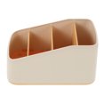 thumbnail image 4 of KAKOWELY Yellow Plastic Storage Box for Cosmetics and Makeup Brushes with Multigrid Design 1Pc,7.09"X3.94"X3.9", 4 of 4