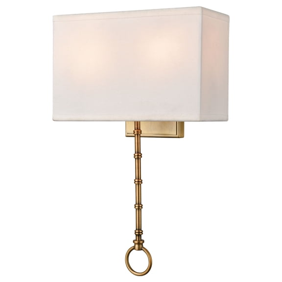 Elk Home 10-Inch Wide Shannon Sconce, Transitional, Warm Brass