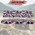 thumbnail image 4 of Binienty Purple Camo UTV Seat Covers for Kawasaki Mule 2009-2024 4000 4010/2001-2018 3000 3010, Polyester Dustproof Non-Slip UTV Replacement Seat Cover for Mule 3020 Seats Accessories Parts, 4 of 8