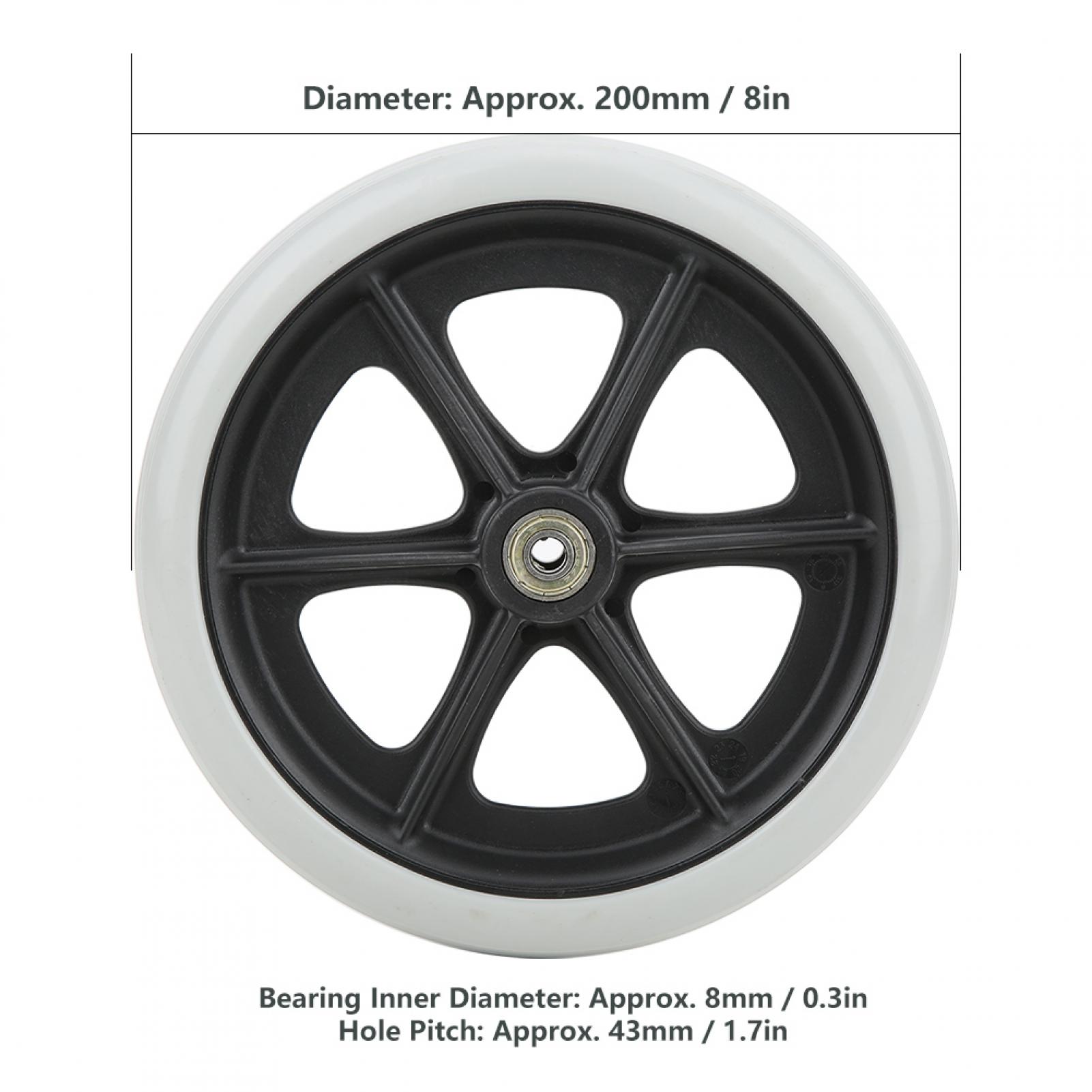 Fugacal Wear Resistant High Reliability Wheelchair Rubber Wheels