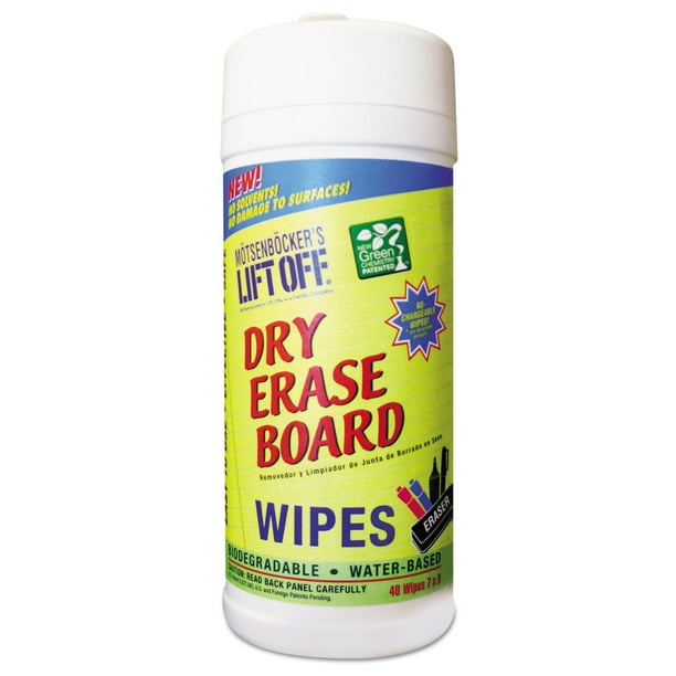 Motsenbocker'S LiftOff Dry Erase Cleaner Wipes 7 x 12 30/Canister