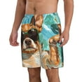 thumbnail image 2 of Vsdgher Funny Swimming Chihuahua Men's Beach Shorts, Surfing shorts, Swim trunks, Quick Dry Swim Trunks for Surfing Beach Fun -Medium, 2 of 6