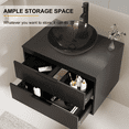 thumbnail image 4 of eclife 36" Freestanding Wood Bathroom Vanity with Integrated Sink Top and Faucet, 4 of 5