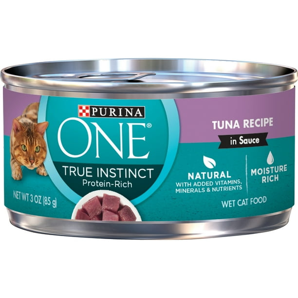 (24 Pack) Purina ONE Natural, High Protein Wet Cat Food, True Instinct
