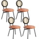 thumbnail image 1 of Yeshouse Sillas de cocina con tapizado grueso, modernas sillas de comedor negras (juego de 2), sillas de comedor que ahorran espacio con patas de metal para sala de estar, 1 of 9
