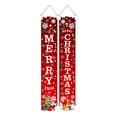 thumbnail image 1 of Moyic 1 par de pancartas navideñas para puerta delantera, ventana, porche, oficina, Bar, pareado, fiesta, festival, decoración de vacaciones, Kits de decoración para fiestas Tipo 2 Moyic HA067937-02B, 1 of 6