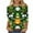 Orange2, variant on Zedker St Patricks Day Shirt Women 3/4 Sleeve Irish Shamrock Graphic Tee Festival Tops Green Clover Clothes Funny Gift