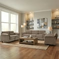 thumbnail image 6 of Bonzy Home Modular Sectional Sofa Couches Living Room Sofa Set Ideal for Small Spaces & Family Fun Brown, 6 of 7
