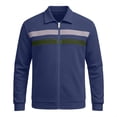 thumbnail image 6 of Men Casual Cardigan Sweaters Full Zipper Closure Long Sleeve Waffle Jackets, 6 of 6