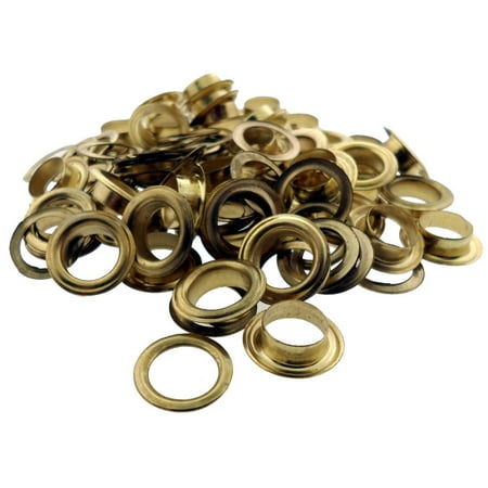 - DOVETAIL: 100 Piece Bag Of Brass Plated 3/8 Inch Grommets