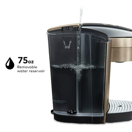 Keurig - K-Elite Single-Serve K-Cup Pod Coffee Maker - Brushed Gold