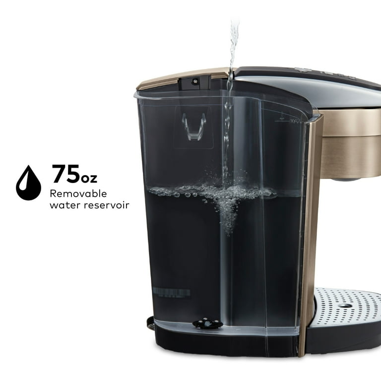 Keurig K-Elite Single Serve K-Cup Pod Coffee Maker, Brushed Gold with Strong Brew Button - Walmart.com Keurig K-Elite Single Serve K-Cup Pod Coffee Maker, Brushed Gold with Strong Brew Button - Walmart.com