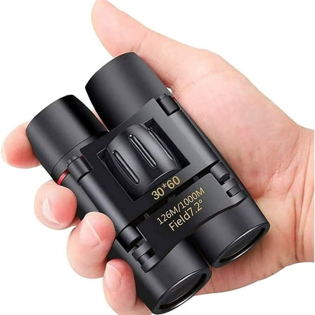 30x60 Binoculars Small Compact Light Binoculars, Suitable for Adults and Children Bird Watching Travel Sightseeing, Waterproof Lightweight Small Binoculars, with Clear Low-Light Vision