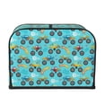 thumbnail image 2 of Lsque Cartoon Monster Truck Print 4 Slice Toaster Cover , Kitchen Appliance Dustproof Protector , Toaster Protector Dustproof Kitchen Appliance Cover, 2 of 7