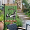 thumbnail image 4 of Golf Club Pattern Garden Flags for Outside Decoration Golf Grenn Lawn Brown Background Small Yard Flag Burlap Seasonal Holiday Outdoor Decor 12x18 Inch Vertical Double Sided, 4 of 6