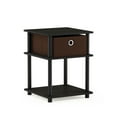 thumbnail image 4 of Furinno Turn-N-Tube 3-Tier End Table with Storage Bin, Espresso/Black/Brown, 18063EX/BK/BR, 4 of 5