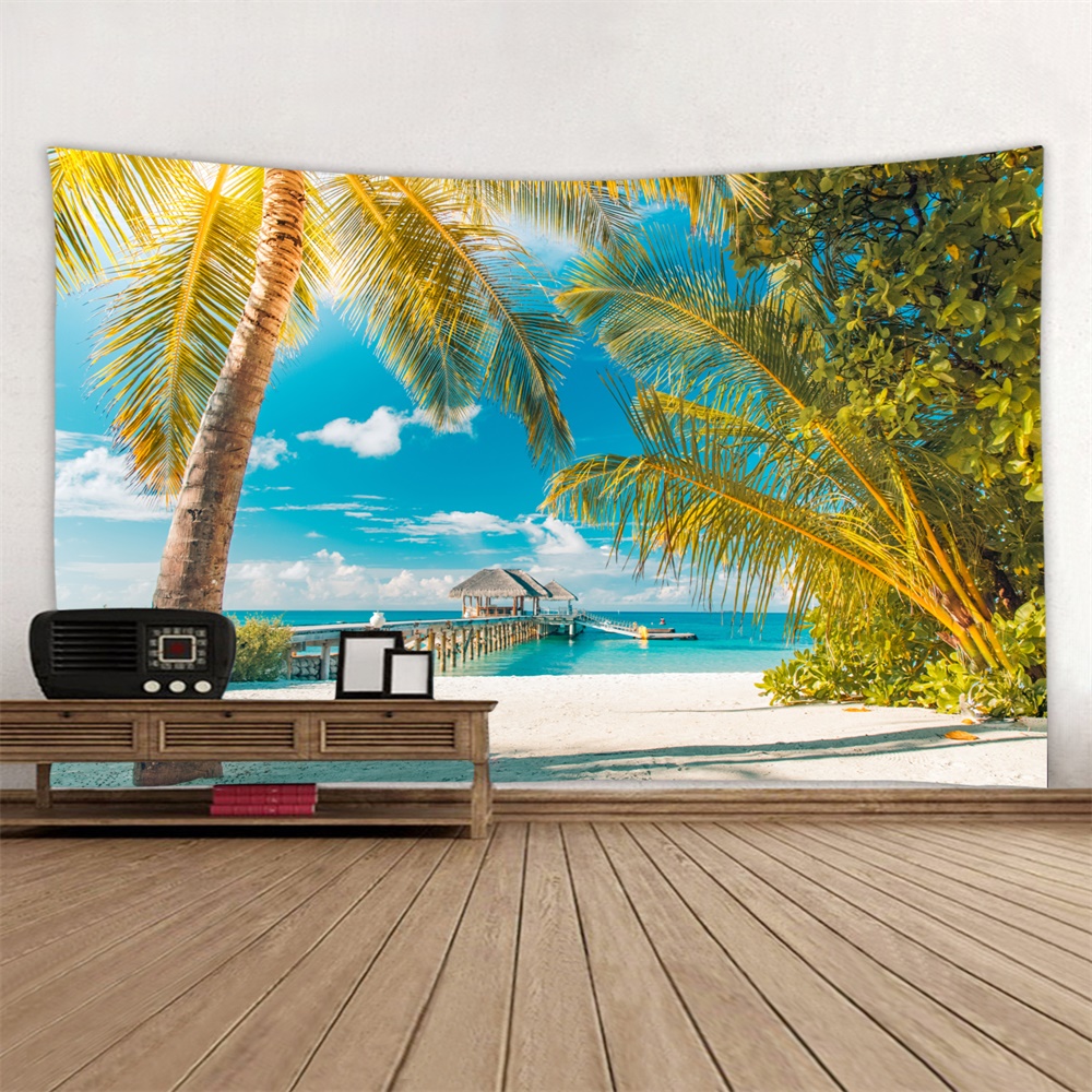 Tapestry Wall Hanging Tropical Resorts Vacation Villa