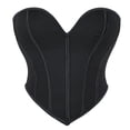 thumbnail image 2 of Lindo corsé sin tirantes con forma de corazón de malla transpirable con hombros descubiertos y corsé push-up para mujer, ropa exterior, lencería sexy, 2 of 6