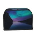 thumbnail image 2 of Sikiie Night At Lake Aurora Toaster Covers 2 Slice Dustproof Toaster Cover Bread Machine Cover, Dustproof Cover - 11.4" x 7.5" x 7.9", 2 of 7