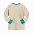 thumbnail image 4 of NOLDARES Baby Clothes Boy 6 12 18 24 Months 2T 3T 4T 5T Toddler Fall Winter Outfit Truck Embroidery Sweatshirt + Pants Set Size:2-3 Y,Beige, 4 of 6