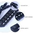 thumbnail image 4 of MasteelfCA Usb3.0 Hub Concentrator Expansion Transfer Adapter Dock Holder Data Hub (Black), 4 of 7