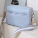thumbnail image 5 of Bolsa de cuero Color sólido de mensajero femenino Raya Correa ancha Monederos femeninos JShteea Para Estrenar, 5 of 7