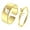 Gold, variant on 2pcs Giraffe Couple Set Promise Ring Engagement Wedding Party Matching Adjustable Ring