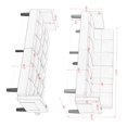 thumbnail image 2 of 75" Convertible Folding Sofa Bed with USB Port, Velvet Futon Couch with Adjustable Backrest and Side Storage, Tufted Couch for Apartment, Living Room, Pink, 2 of 9