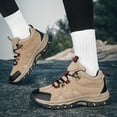 thumbnail image 5 of CZV Women's Outdoor Hiking Shoes, Non-Slip Comfortable Work Shoes, Breathable Lightweight Sneakers for Hiking, Camping, Fishing, Casual.Khaki, 5 of 8