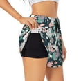 thumbnail image 3 of Lsque Cute Poodle Dog Printed Women's Running Shorts with Liner Pockets,Elastic Quick Dry Workout Athletic Gym Yoga Shorts,Womens High Waist Shorts-Large, 3 of 9