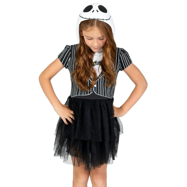 Nightmare Before Christmas Jack Skellington Cosplay Dress - Black Nightmare Before Christmas Jack Skellington Cosplay Dress - Black