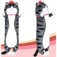 thumbnail image 1 of Cat Plush Pillow, 60cm Soft Cat Pillow, Cat Body Pillow, Cat Plush Toys For All Ages, 1 of 4