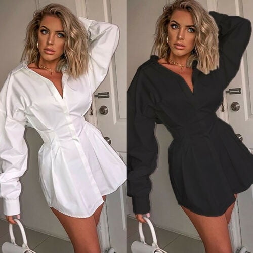sexy button down dress
