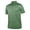 Verdant Green/White, variant on Monterey Club Men's Clayton Pinstripe Performance Golf Polo Shirt #1664