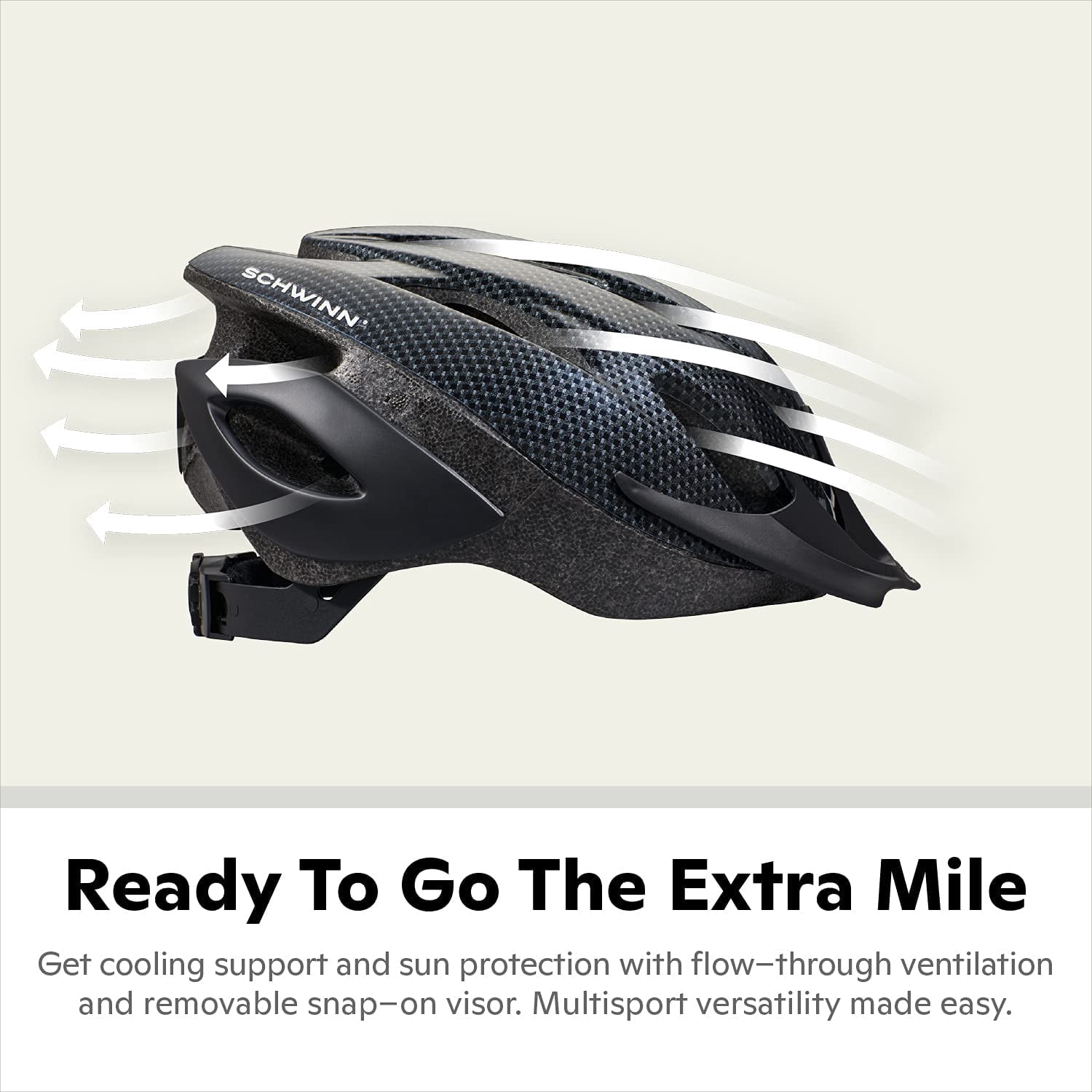 Thrasher Helmet for Adults, Size 58-62 cm for Riders Ages 14+, Microshell, Adjustable Dial & Straps, Interior Padding, Air Vents, Lighted or Unlit, Visor, Adult Bike Helmet