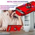 thumbnail image 6 of Starshop Case for Google Pixel 6A, With Tempered Glass Protector, Drop Protection Ring Kickstand Cover Red, 6 of 7