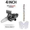 thumbnail image 2 of 4/6 Inch Electric Drill Modified To Electric Chainsaw adapter Tool Portable Conversion Head Kits Woodworking Pruning, 2 of 7