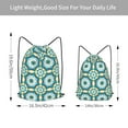 thumbnail image 4 of XMXT Unisex Drawstring Backpack for Women Men, Colorful Kaleidoscope Pattern Waterproof Gym Bag String Bags for Shopping Sport Travel, m, 4 of 8