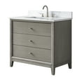 thumbnail image 5 of Vanity Art 36" Bathroom Vanity with Sink and Engineered Marble Top, Freestanding Storage Cabinet with 3 Drawers, 5 of 10