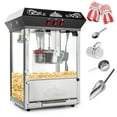 thumbnail image 2 of Olde Midway Vintage-Style Tabletop Popcorn Machine Maker Popper with 8 Ounce Kettle, Black, 2 of 7
